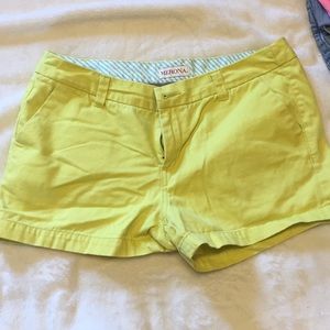 Yellow Shorts